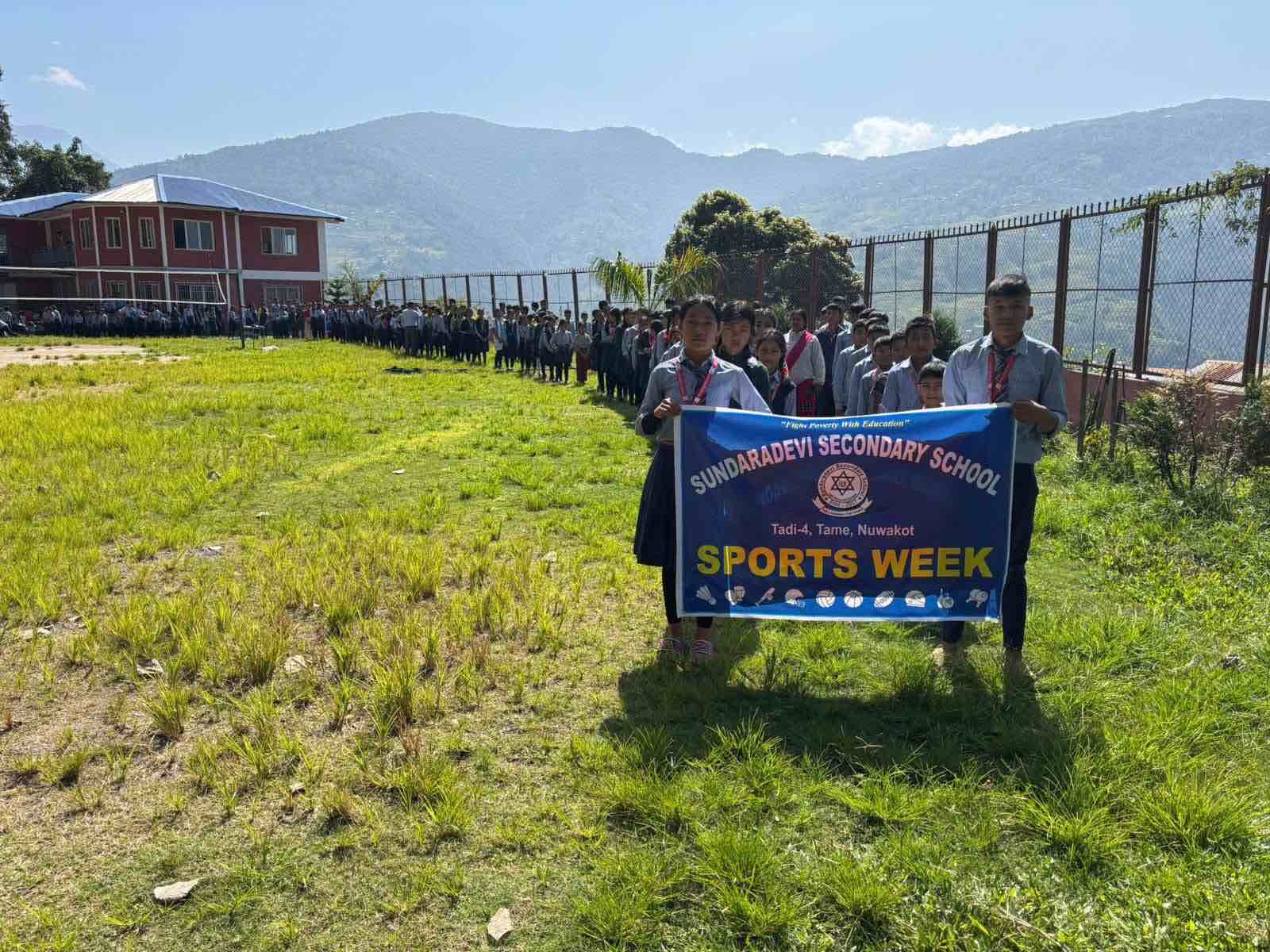 सुन्दरादेवीले गर्‍यो खेलकुद सप्ताह प्रारम्भ