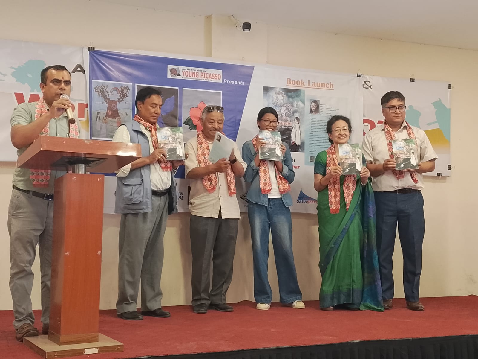  युवा पिकासोद्वारा पुस्तक विमोचन तथा अन्तर्राष्ट्रिय बालचित्रकला प्रदर्शनी सम्पन्न